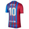 Oficiální Fotbalový Dres FC Barcelona Lionel Messi 10 Domácí 2021-22 pro Muži